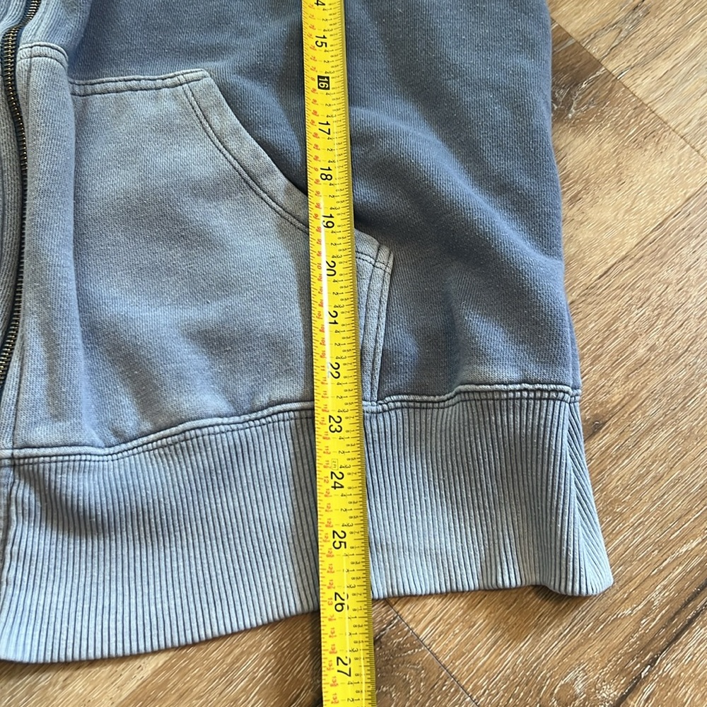 Aerie Light Blue Hoodie Zip Up Size Small - Picture 4 of 9